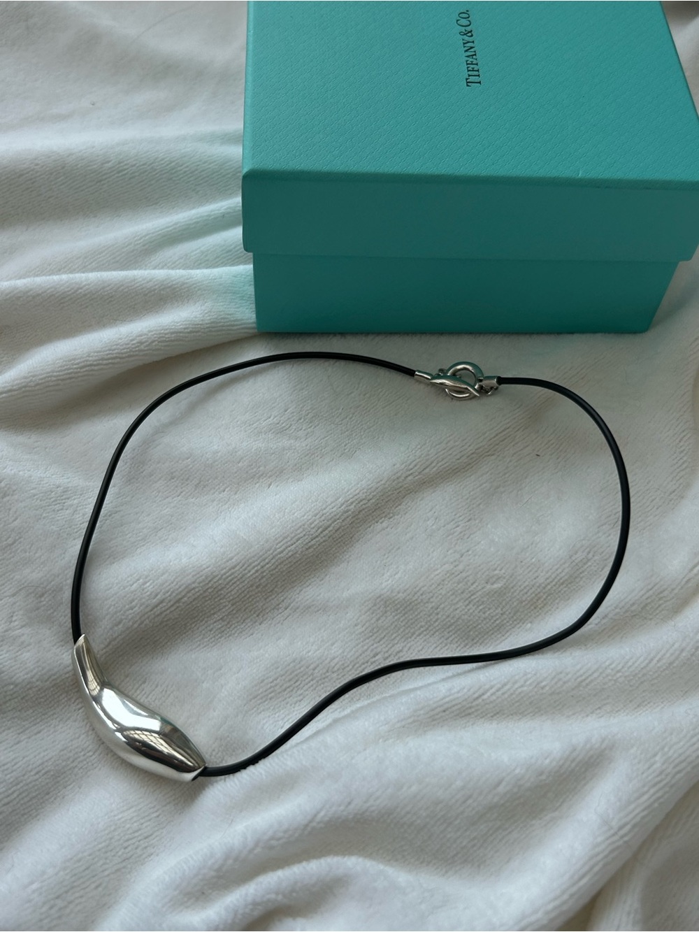 Tiffany & Co. Sterling Silver Frank Gehry “Fish” Pendant Necklace